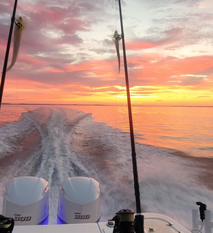 Stunning Scenery While Fishing In Chesapeake 